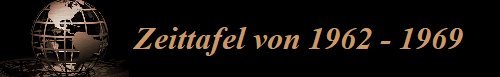 Zeittafel von 1962 - 1969    
